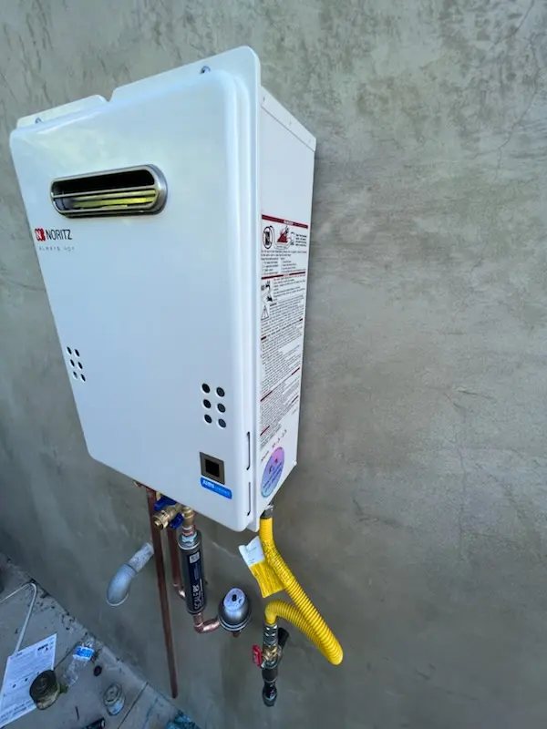 Tankless water heater installation for Williamstown homes